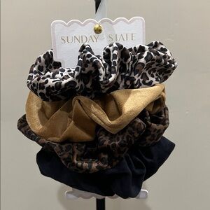 Sunday State | Leopard/Fall Velvet Scrunchie Collection